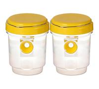 Ensemble De Pièges À Guêpes, Piège À Frelons Géants Asiatiques, Piège À Guepes Et Frelon Extérieur Réutilisable À Double Entrée, pour Jardin Balcon Extérieur(Yellow,2pcs)