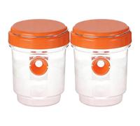 Ensemble De Pièges À Guêpes, Piège À Frelons Géants Asiatiques, Piège À Guepes Et Frelon Extérieur Réutilisable À Double Entrée, pour Jardin Balcon Extérieur(Orange,2pcs)