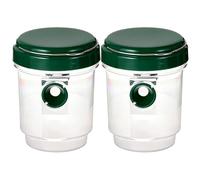 Ensemble De Pièges À Guêpes, Piège À Frelons Géants Asiatiques, Piège À Guepes Et Frelon Extérieur Réutilisable À Double Entrée, pour Jardin Balcon Extérieur(Green,2pcs)