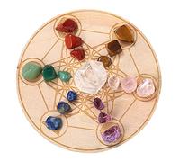 Ensemble de pierres - 7 li curatif, kit de pierres d'énergie spirituelle | Ensemble de pierres précieuses Reiki pour la méditation, l'équilibre des pierres