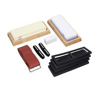 Ensemble de pierres à aiguiser professionnelles pour couteaux, kit de pierre à aiguiser de qualité supérieure avec 400/1000 et 3000/8000 pour la cuisine et les outils de