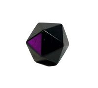 Ensemble de pierres de shungite Merkaba Étoile sacrée et polyèdre - Géométrie en cristal Objets de collection Aide pédagogique - Protection Sacrée Méditation Générateur d'énergie Guérison Chakra