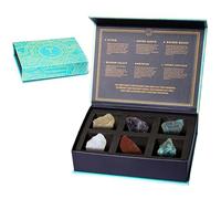 Ensemble de pierres précieuses personnalisées - 6 pierres précieuses par signe du zodiaque pour la guérison, la méditation et l'équilibre énergétique - Coffret cadeau élégant - Qualité supérieure et