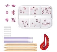 Ensemble de pierres précieuses pour dents - Cristaux tendance - Ensemble de bijoux pour dents professionnelles - Pierres précieuses temporaires - Kit de démarrage - Ornement