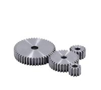Ensemble de pignons, 1pc 1M 8T-60T pignon engrenage droit 1 Mod cylindrique plat 8-60 dents 45# engrenages en acier(1M 35T (Bore 6mm))