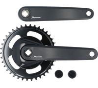 Ensemble de pignons 38Z Miranda Delta avec bras de manivelle 170mm - avec disque 9,5cm - Noir