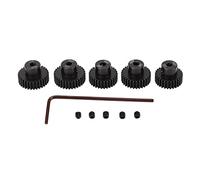 Ensemble de pignons 48DP 0,53 M, engrenages moteurs en métal avec 28, 29, 30, 31 et 32 dents, engrenages en acier allié au chrome et au molybdène pour voiture RC 1/10, arbre de