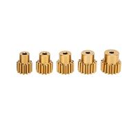 Ensemble de Pignons 5 Pièces 32P RC, 12T / 13T / 14T / 15T / 16T, Mini Engrenage de Moteur RC, Kit de Pignon D'arbre 3.175mm pour Voiture 1/10 RC