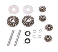 Ensemble de pignons coniques à différentiel en acier pour voiture RC ZD Racing 1/7 DBX07 MTX07 EX07, engrenages de remplacement durables avec une transmission de puissance fluide p