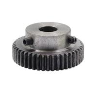 Ensemble de pignons, Engrenage droit 31T-80T, Module 1, 1 pièce, engrenage de moteur en acier 45#, alésage de Transmission 1M, 12mm(42 Teeth)