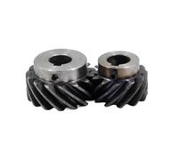 Ensemble de pignons, Engrenage hélicoïdal for droitier 2M, 10 dents, trou intérieur 10-15 Mm, engrenages à pignon, machines, 1 pièce(2M10T 15mm keyway 5)