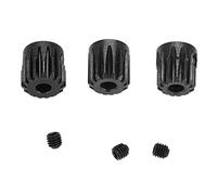 Ensemble de Pignons, Engrenages de Moteur de Voiture RC Durcissant 3.175mm 13-15T 16-18T 19-21T 21T-23T en Acier Chromé 48DP 1/10(13T 14T 15T) Accessoire de modèle de Voiture