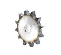 Ensemble de pignons, Pignon de chaîne plate, pas de 19.05mm, 12A, 10-25 dents, engrenage d'entraînement à rouleau en acier A3, 1 pièce((12A) 14 Teeth)