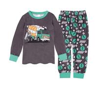 Ensemble de Pijama Garçon Deux Pièces, Ensemble deux pièces garçon vêtements enfants confortable dessin animé manches longues pantalon intérieur extérieur école vacances été automne printemps