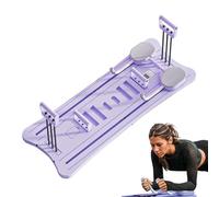 Ensemble de Pilates Reformer, Multifonctionnelle Planche Abdominale, Kit Pushup, Planche de Pilates Pliable pour l'entraînement à la Maison, Planche D'exercices Abdominales Multifonctionnelle