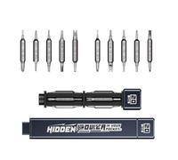 Ensemble de pilotes denses professionnels 21 en 1, mélange permanent en acier, conseils avec rangement, entretien, lunettes, téléphone, ordinateur, réparation multi-usages, ensemble de petits pilotes