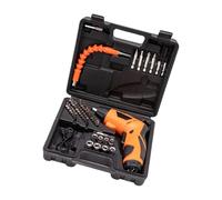 Ensemble de pilotes électriques avec poignée tournante à 90 degrés - Bouton de marche avant et arrière - Tige flexible - Ensemble complet de divisions pour réparation à domicile - Outil professionnel