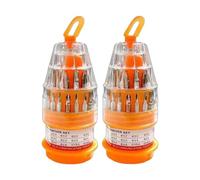 Ensemble De Pilotes Global 31 En 1 Poignée Antidérapante Pointes En Acier Permanentes Outils Réparation Électronique Planificateur Compact Ensemble D'outils Réparation Électronique