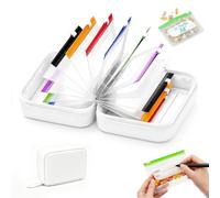 Ensemble de pilulier étanche A8, Pochette Medicament Etanche RéUtilisable, 14 Sacs à code Couleur et Pochette à Pilules étanche, Pochettes à pilules étanches A8, pour Usage Quotidien et Voyage