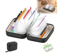 Ensemble de pilulier étanche A8, Pochette Medicament Etanche RéUtilisable, 14 Sacs à code Couleur et Pochette à Pilules étanche, Pochettes à pilules étanches A8, pour Usage Quotidien et Voyage
