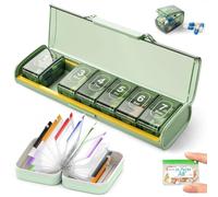 Ensemble de pilulier étanche A8, Pochette Medicament Etanche RéUtilisable