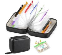Ensemble de pilulier étanche A8,Waterproof Pill Organizer Set,avec 14 Médicaments Code Couleur Dossier, Semainier Medicament Voyage, pour Vitamines, Pilules,Pochette Medicament RéUtilisable，B