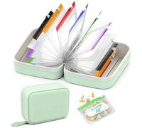 Ensemble de pilulier étanche A8,Waterproof Pill Organizer Set,avec 14 Médicaments Code Couleur Dossier, Semainier Medicament Voyage, pour Vitamines, Pilules,Pochette Medicament RéUtilisable，A