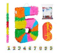 Ensemble de pinatas colorées 0,2 kg Pinata d'anniversaire enfants 50 cm