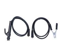 Ensemble de Pince de Terre, Colliers et brides Colliers pour Câble de Masse de Soudeur 300A avec Câble de 1,5 M pour Accessoires de Machine à Souder ARC ZX7 MMA