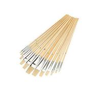 Ensemble De Pinceaux À Bout Plat Silverline 12 Pièces Outil De Décoration DIY