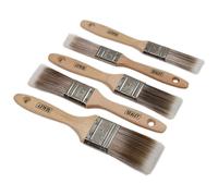 Ensemble De Pinceaux À Peinture À Manche En Bois Sealey 5 Pièces