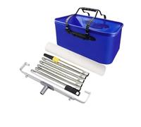 Ensemble de pinceaux à rouleau peinture 16 pouces, for sieste décorative murale, 9mm, avec poignée, Kit d'outils(1.7m set)