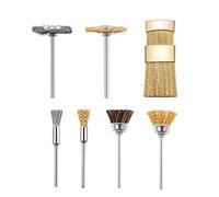 Ensemble de pinceaux artistiques pour perceuse - Brosses de nettoyage - Brosse à poussière - Tête de perceuse - Outils d'art