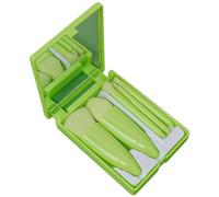 Ensemble de pinceaux de maquillage colorés pour lèvres, visage, poudre, blush, fard à paupières, kit d'outils pour femme