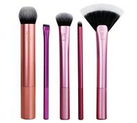 Ensemble de pinceaux de maquillage essentiels pour artiste Real Techniques, pour le fond de teint, le blush, l'highlighter, l'ombre à paupières et le liner, outils de maquillage professionnels, poils 