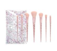 Ensemble de pinceaux de maquillage givrés à paillettes, for fond de teint en poudre, fard à paupières, mélange de fard à paupières, brosse à sourcils for le visage et les yeux, nouvelle collection (C