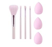 Ensemble de pinceaux de maquillage liquide professionnel pour fard à paupières, anti-cernes, poudre bronzante, applicateur de maquillage, éponge mélangeurs