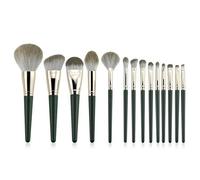Ensemble De Pinceaux De Maquillage Moelleux Pour Femmes,Grand Pinceau Doux,Fard À Barrage,Fond De Teint,Poudre Cosmétique,Mélange De Blush,Outils De Maquillage De Beauté,14 Pièces - Type 14 Pcs