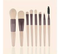 Ensemble De Pinceaux De Maquillage Portables,Doux,Pour Fard À Paupières,Poudre,Fond De Teint,Mélange Polyvalent,Outil De Beauté Cosmétique,8/22/34 Pièces.Skin-8.
