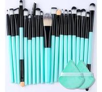 Ensemble De Pinceaux De Maquillage Portables,Doux,Pour Fard À Paupières,Poudre,Fond De Teint,Mélange Polyvalent,Outil De Beauté Cosmétique,8/22/34 Pièces.Green-22.