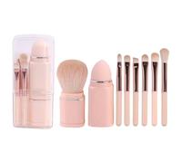 Ensemble de pinceaux de maquillage pour les yeux de voyage - Accessoires de beauté professionnels pour un look élégant