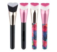 Ensemble de pinceaux de maquillage professionnels à poils haute densité pour une application élégante de crème liquide et de correcteur sous les yeux