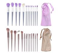Ensemble De Pinceaux De Maquillage Professionnels De 25 Pièces Avec Sac De Rangement, Pinceau Fard À Paupières Pour Cheveux Doux, Adapté Pour Correcteur, Fard À Joues, Fond De Teint.