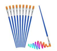 Ensemble de pinceaux de Peinture en Nylon - -pinceaux à Poils Doux pour Aquarelle et Huile | Détails Fins et pinceaux à Tour Large pour l'acrylique, la Gouache, la Peinture corporelle, Les projets