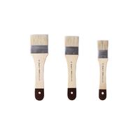 Ensemble De Pinceaux En Poils De Sanglier Pour La Peinture À L'huile, Acrylique Et Aquarelle