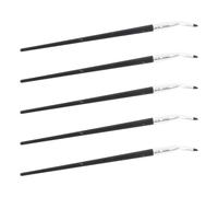 Ensemble de Pinceaux Eyeliner Biseautés pour un Maquillage Parfait des Yeux, 5 Pinceaux Courbés en Ultra Fins, Définition et Styles de Maquillage, Ensemble de Pinceaux de