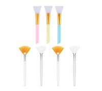 Ensemble de pinceaux for masque facial à faire soi-même, 7 pièces, applicateurs souples, outils maquillage, ventilateur en Silicone acide for le visage Pour D'Application Facial