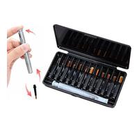 Ensemble de pinceaux pour nail art, têtes de brosse remplaçables pour tous les objectifs de nail art, 12 pièces outils de peinture multifonctionnels avec brosse en gel pour extension d'ongles (1 Set)