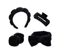 Ensemble De Pinces À Cheveux Extensibles Pour Le Lavage Du Visage Le Yoga La Salle De Sport Le Bandeau Absorbant La Sueur Pour Le Sport Quotidien Bandeaux Multi-usages Pour Les Soins De La Peau