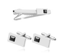 Ensemble de pinces à cravate tendance pour homme - Pince minimaliste pour homme - Pour améliorer la durabilité des tenues professionnelles, taille unique, Comme décrit, Comme décrit.